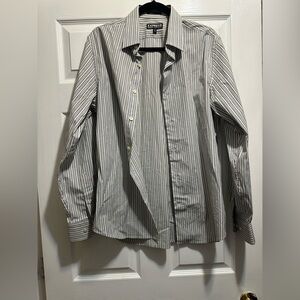 Express Modern Fit Striped Shirt